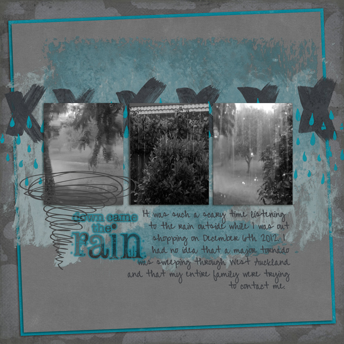 down came the rain