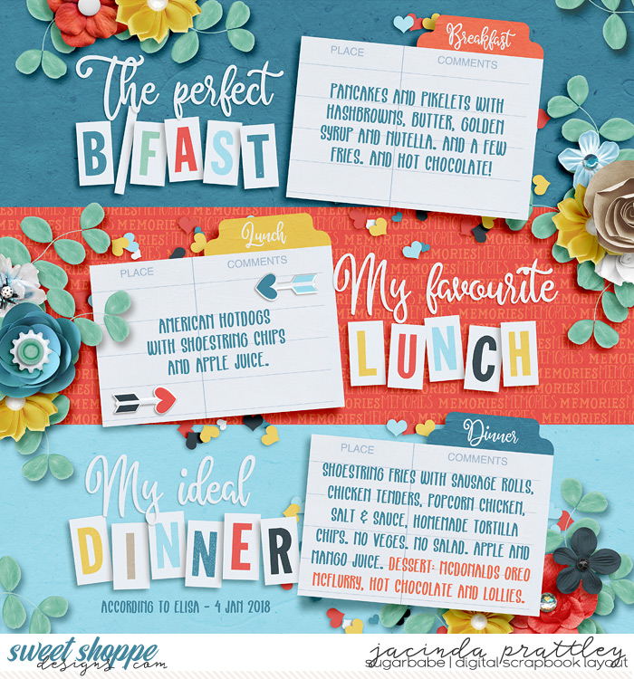 Dream menu