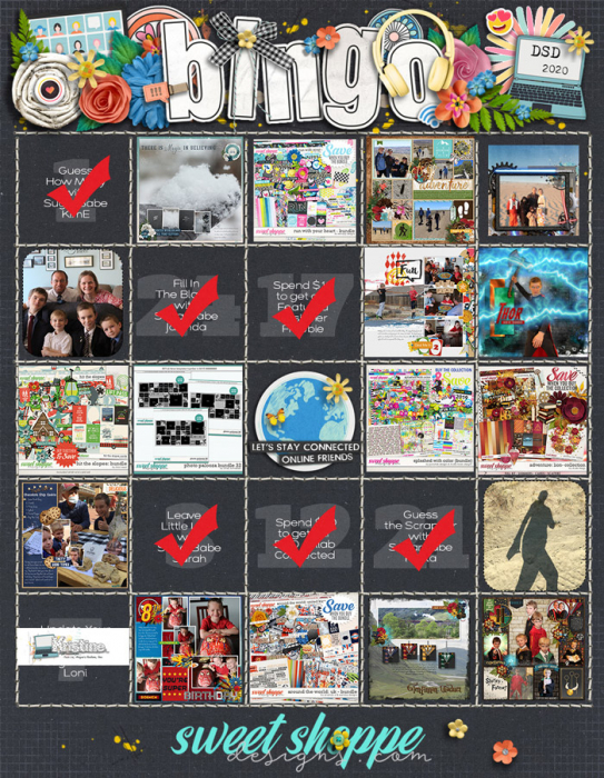 DSD 2020 Bingo Blackout