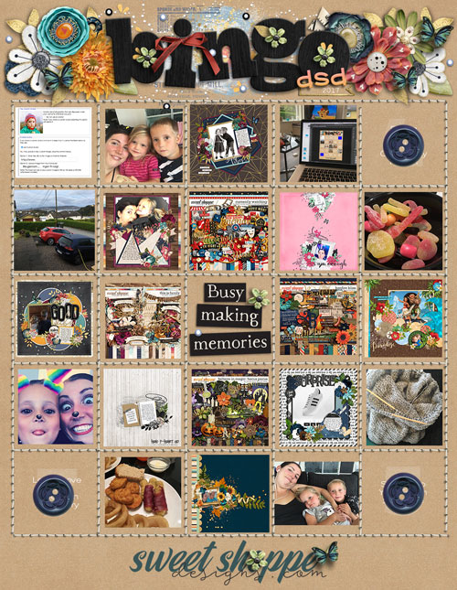 DSD Bingo card
