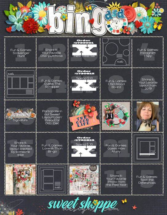 DSD Bingo Card