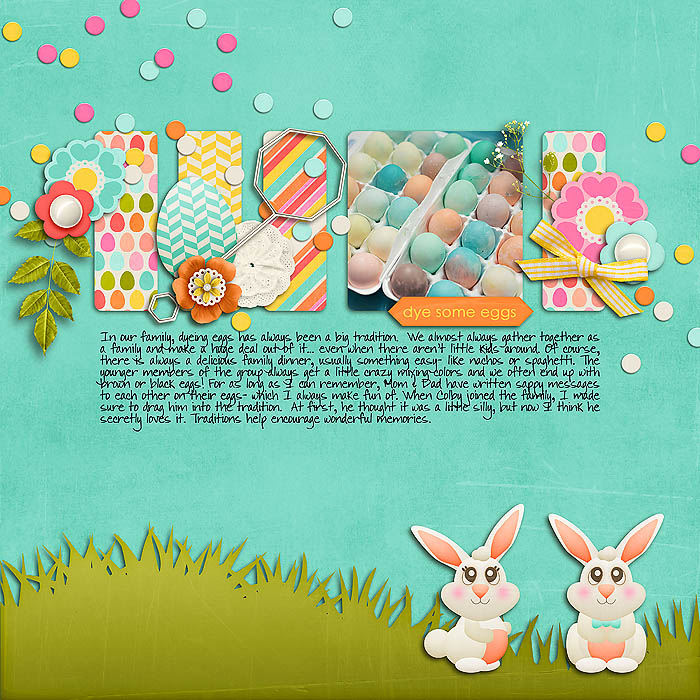 Dye eggs