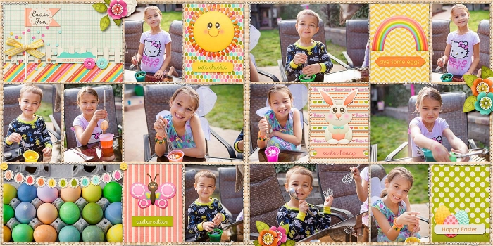 Dyeing Eggs 2016