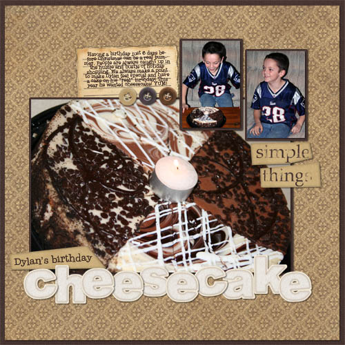 Dylans Birthday Cheesecake