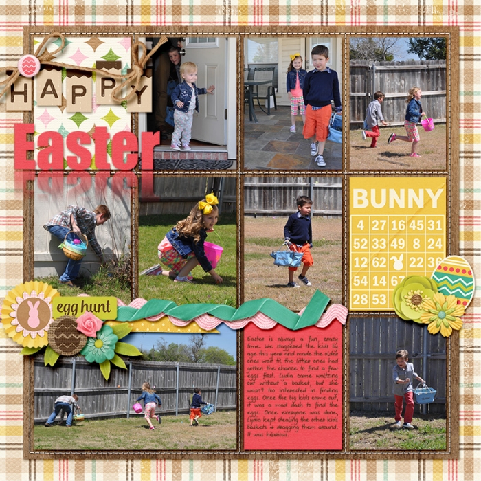 Easter egg hunt left