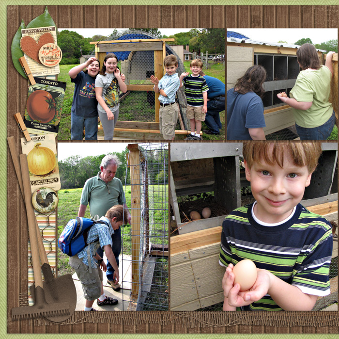 Easter with the Chickens
