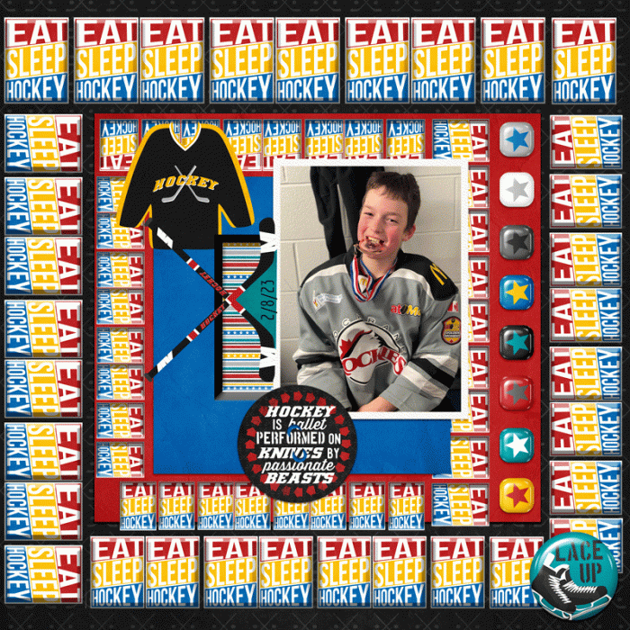 Eat Sleep Hockey Repeat