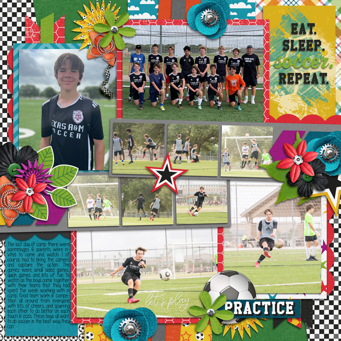 Eat Sleep Soccer Repeat