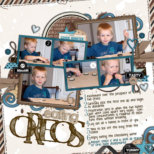 Eating Oreos