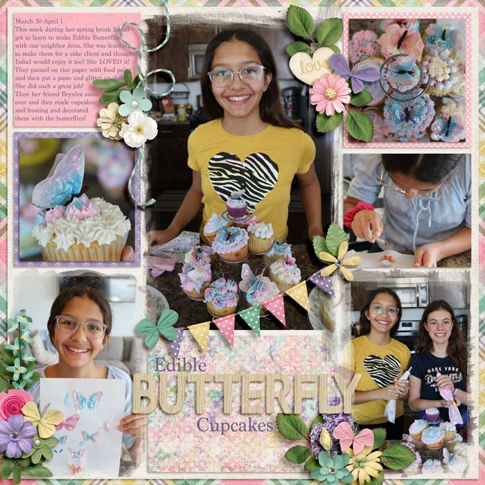 Edible butterfly