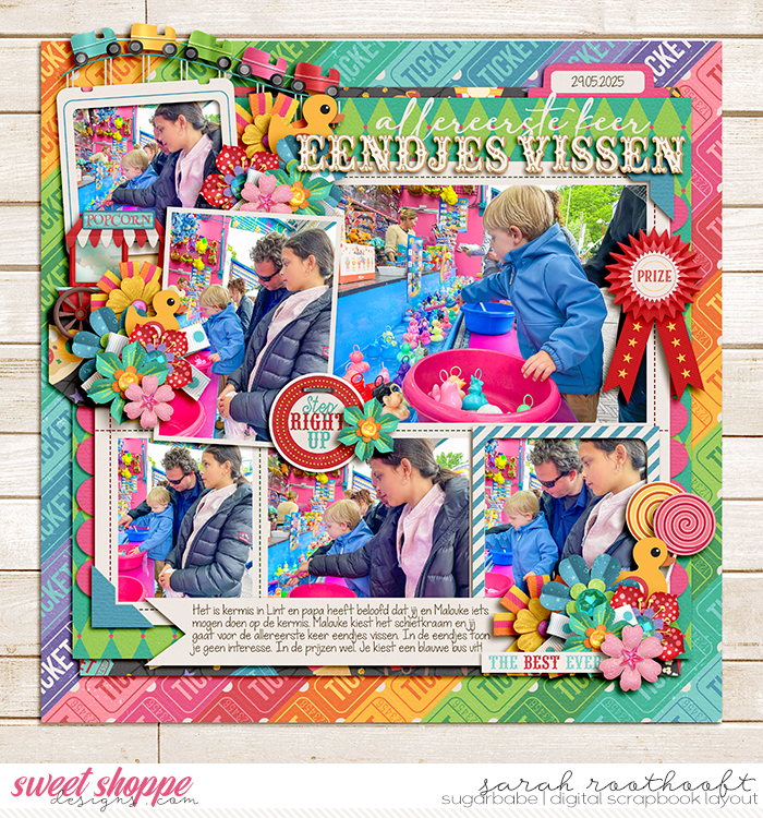 Eerste keer eendjes vissen