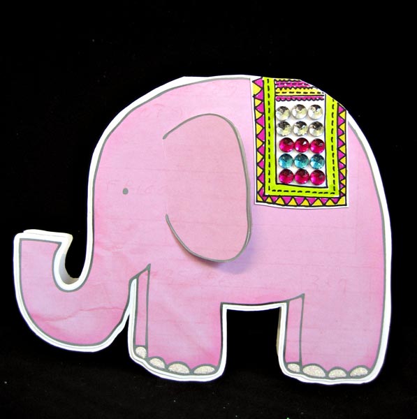 Elephant (hybrid shape card)