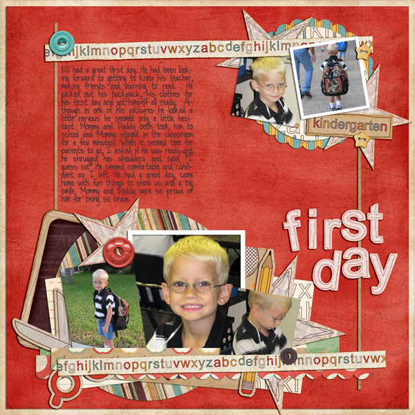 Eli's First Day of Kindergarten
