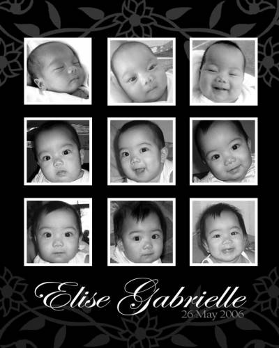 Elise Gabrielle: From Birth to Nine months