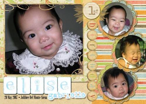 Elise Gabrielle's First Birthday Giveaway