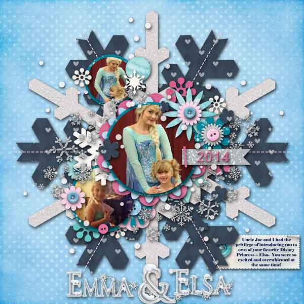Emma Meets Elsa -- Jan Bingo Icy