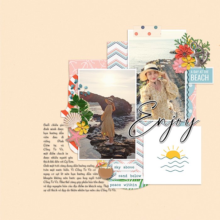 Enjoy The Seaside Moment