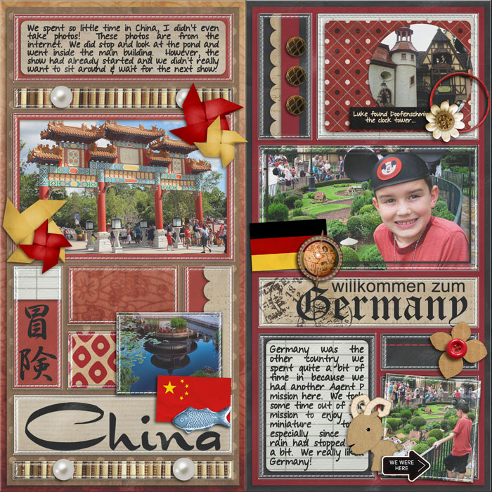 epcot:  china and germany.