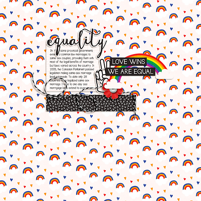 Equal is Equal