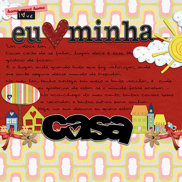 eu amo minha casa