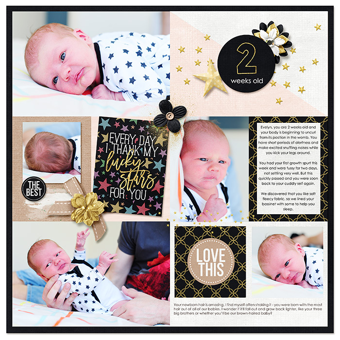 Evelyn at 2 Weeks Old