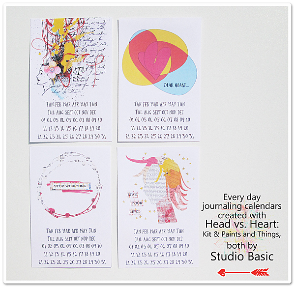 Everyday journal calendars