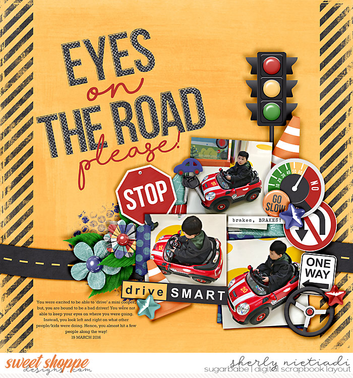 Eyes on the road please!