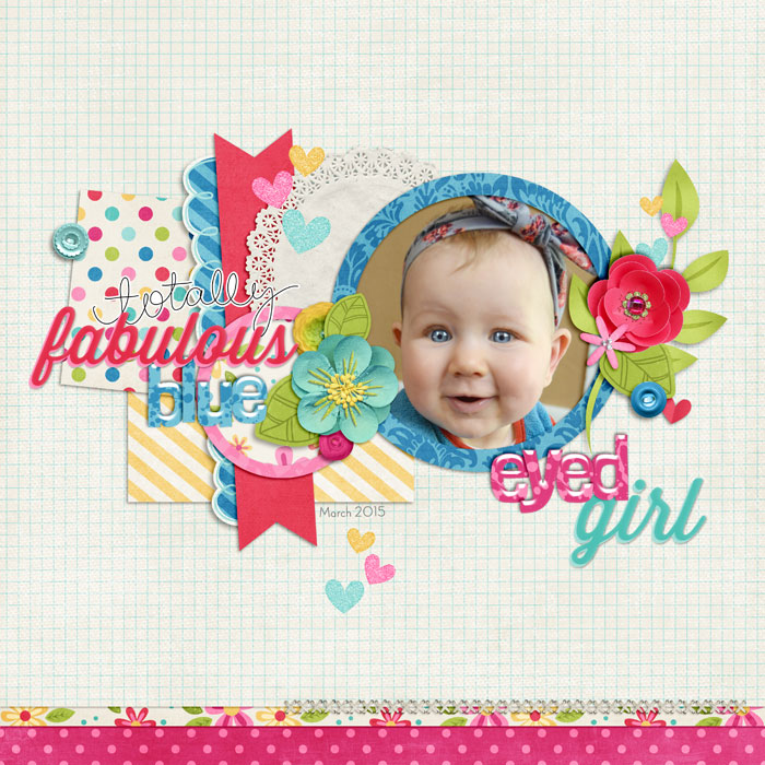 Fabulous Blue Eyed Girl