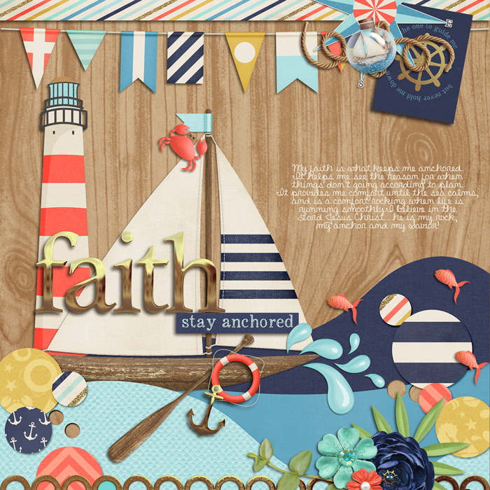 faith... keeps me anchored