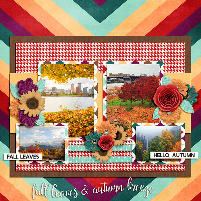 Fall Leaves Autumn Breeze b