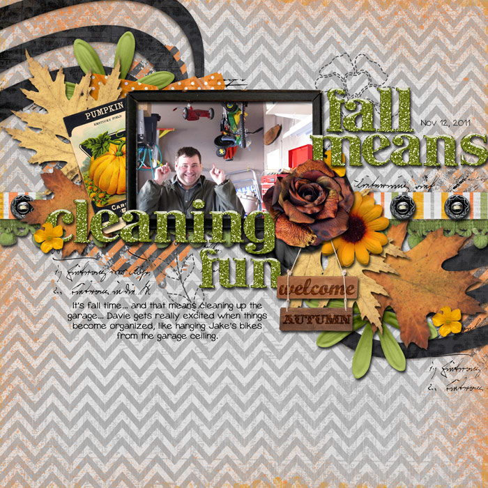 fall means cleaning fun