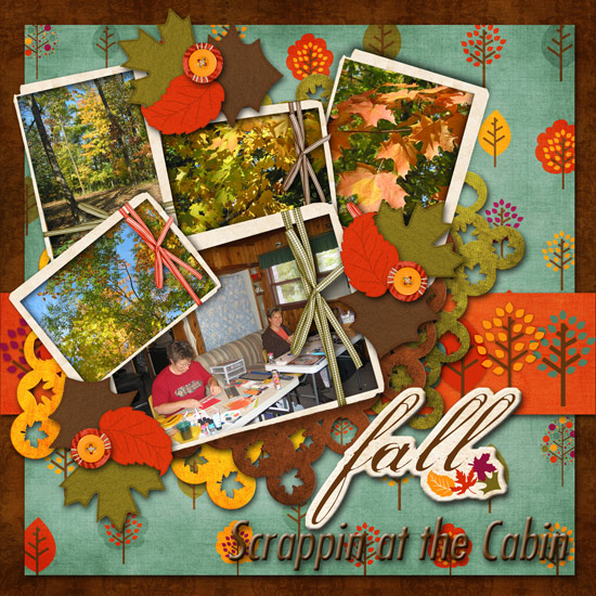 Fall Scrappin At the Cabin