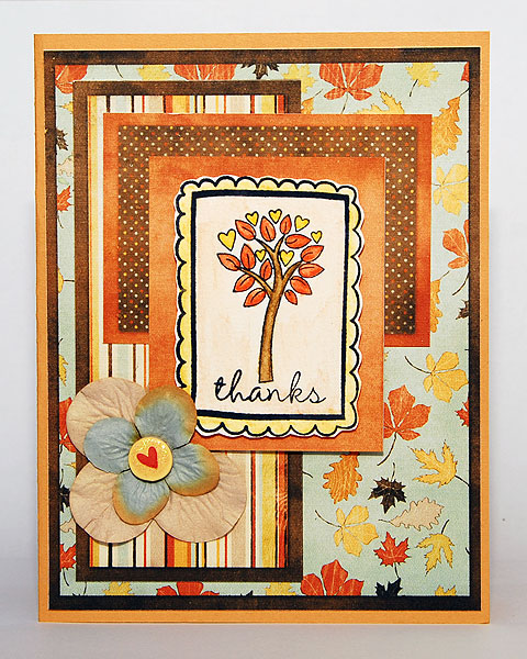 Fall Thanks Card