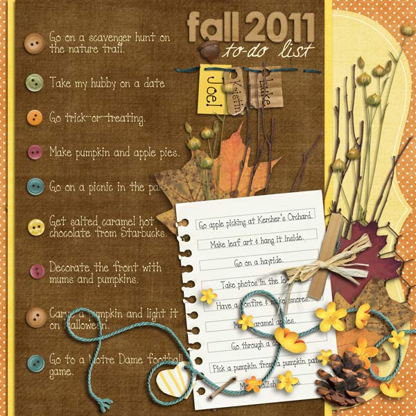 Fall To-Do List