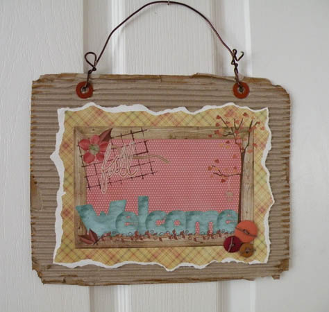 Fall Welcome Door Hanger