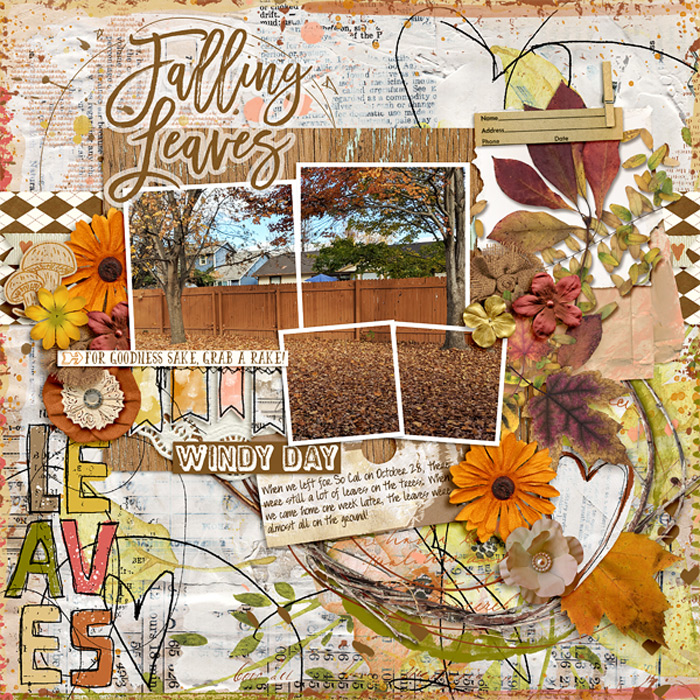 falling leaves