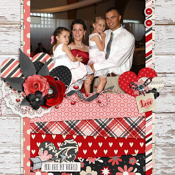 Family (Bingo Challenge #20: Color Challenge: Pink, White, Red, Black and G