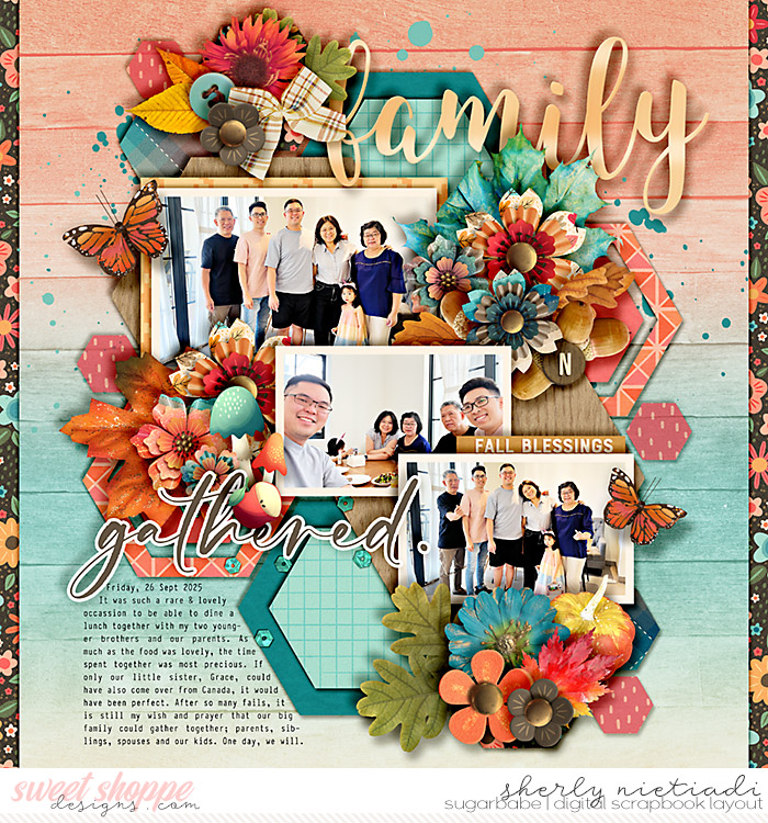 family gathered
