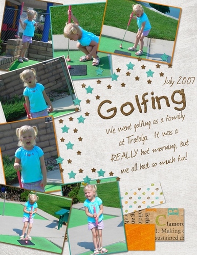 Family Golfing