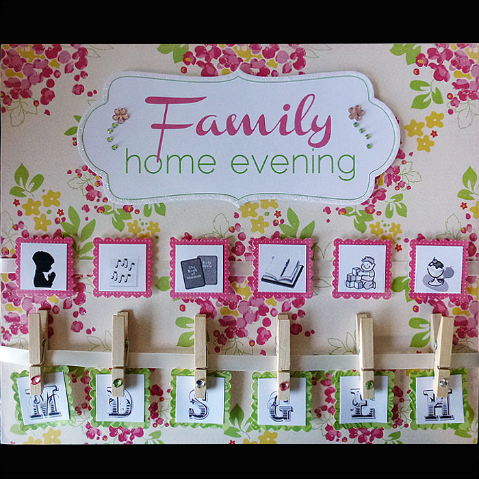 Family Home Evening Chart