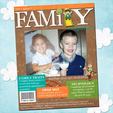 Family Magazine: Mother and son similarities