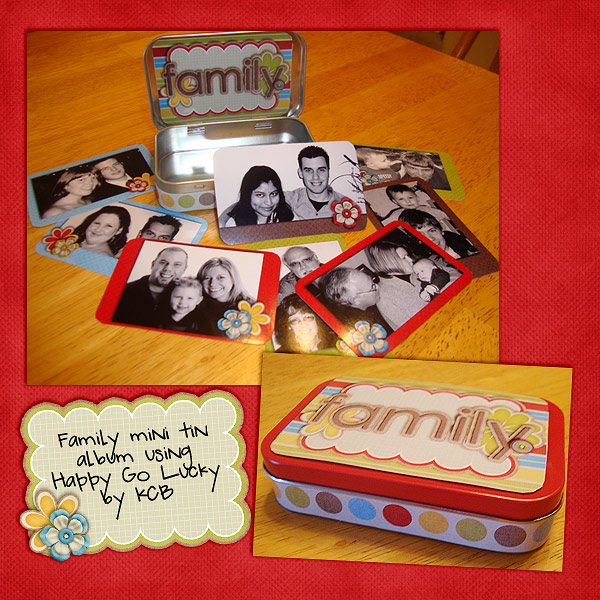 Family Mini Tin Album