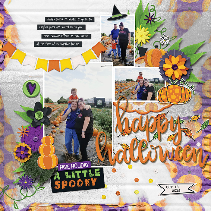 family pumpkin patch