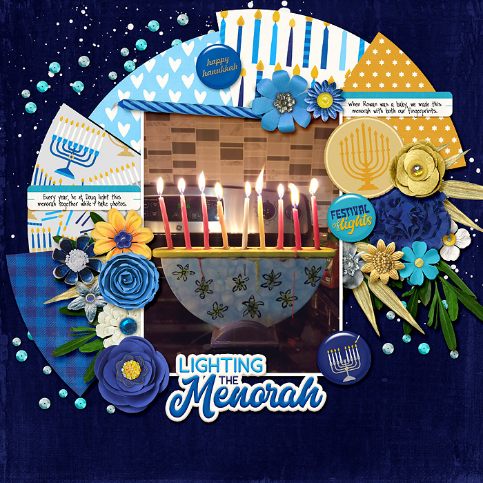 family tradition - sea turtle menorah