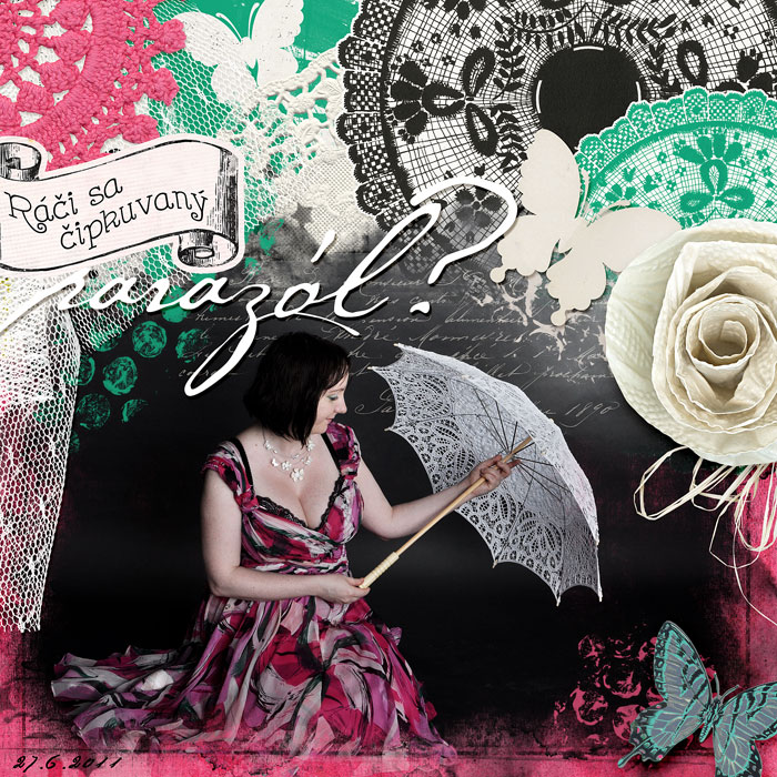 Fancy a lace umbrella?