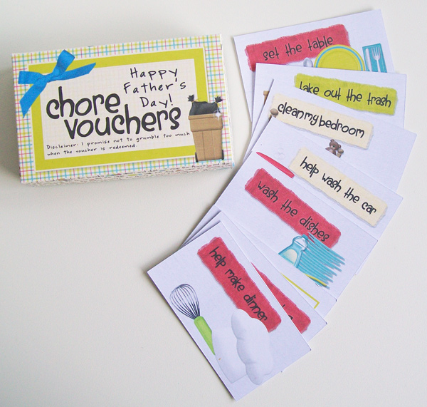 Father's Day Chore Vouchers