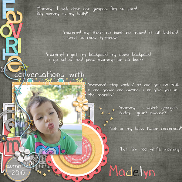 favorite conversations with madelyn