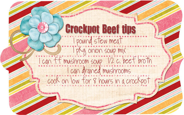 Favorite Recipes jack's Blackboard album