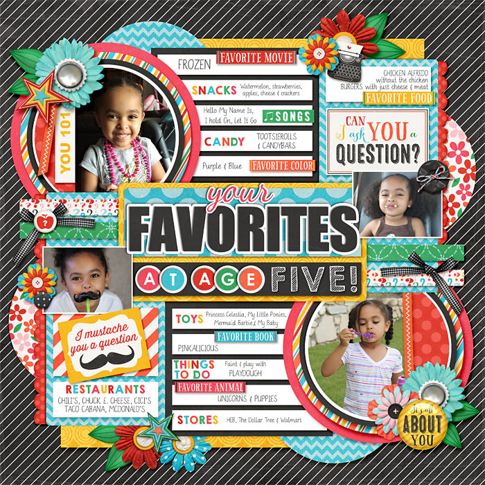 Favorites at age FIVE