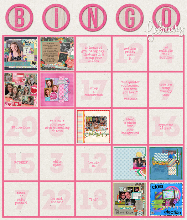 Feb Bingo Card